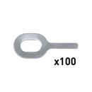 100 ANNEAUX N°4 - Al-Spécial ép. 1,5mm DROITS POUR SPOT ARCPULL GYS 059559